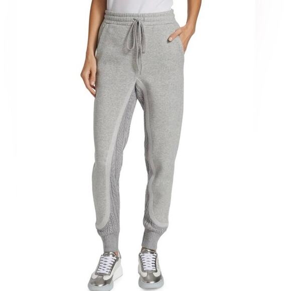 Twenty Montréal Knit Panel Joggers Gray Sweatpants Women’s Size Small NWT - Picture 2 of 7